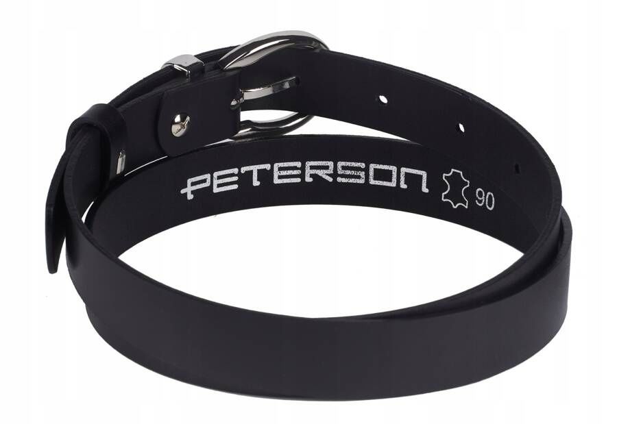 minimalistyczny pasek z zaokrągloną klamrą - peterson 95