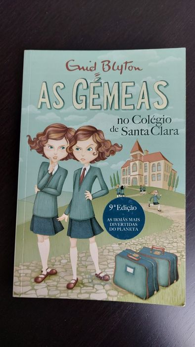 Livro As Gémeas no Colégio de Santa Clara