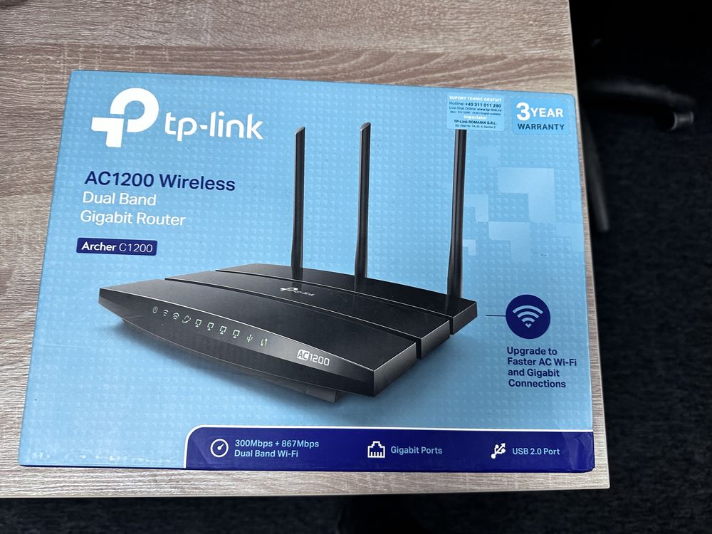 Router Wi-Fi Tp-link Archer C1200 dual band 300 mb.