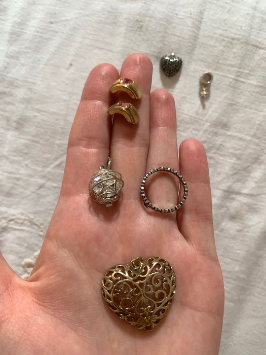 Wisiorki Biżuteria pierścionek bransoletka zawieszki srebrne