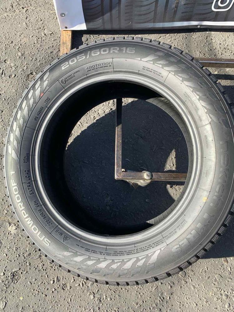 Шини нові 205/60 R16 Nokian 2023р, зима