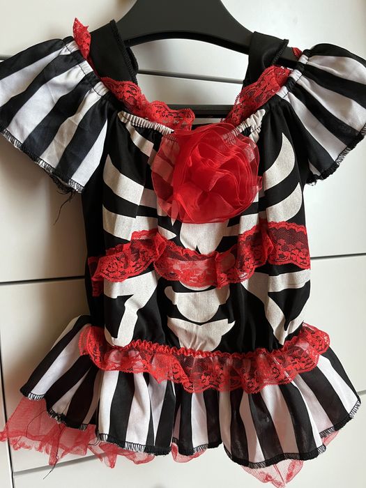 Fato Carnaval Esqueleto Menina