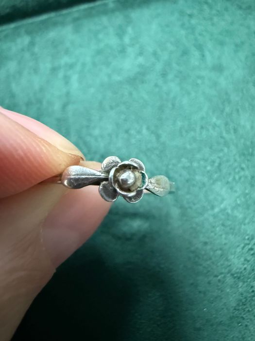 Pierścionek Warmet |srebro | stan bardzo dobry | biżuteriaPRL |Vintage