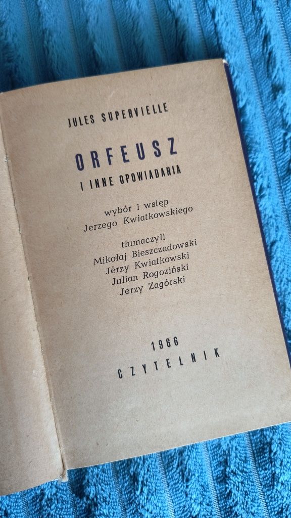 Orfeusz Jules Supervielle