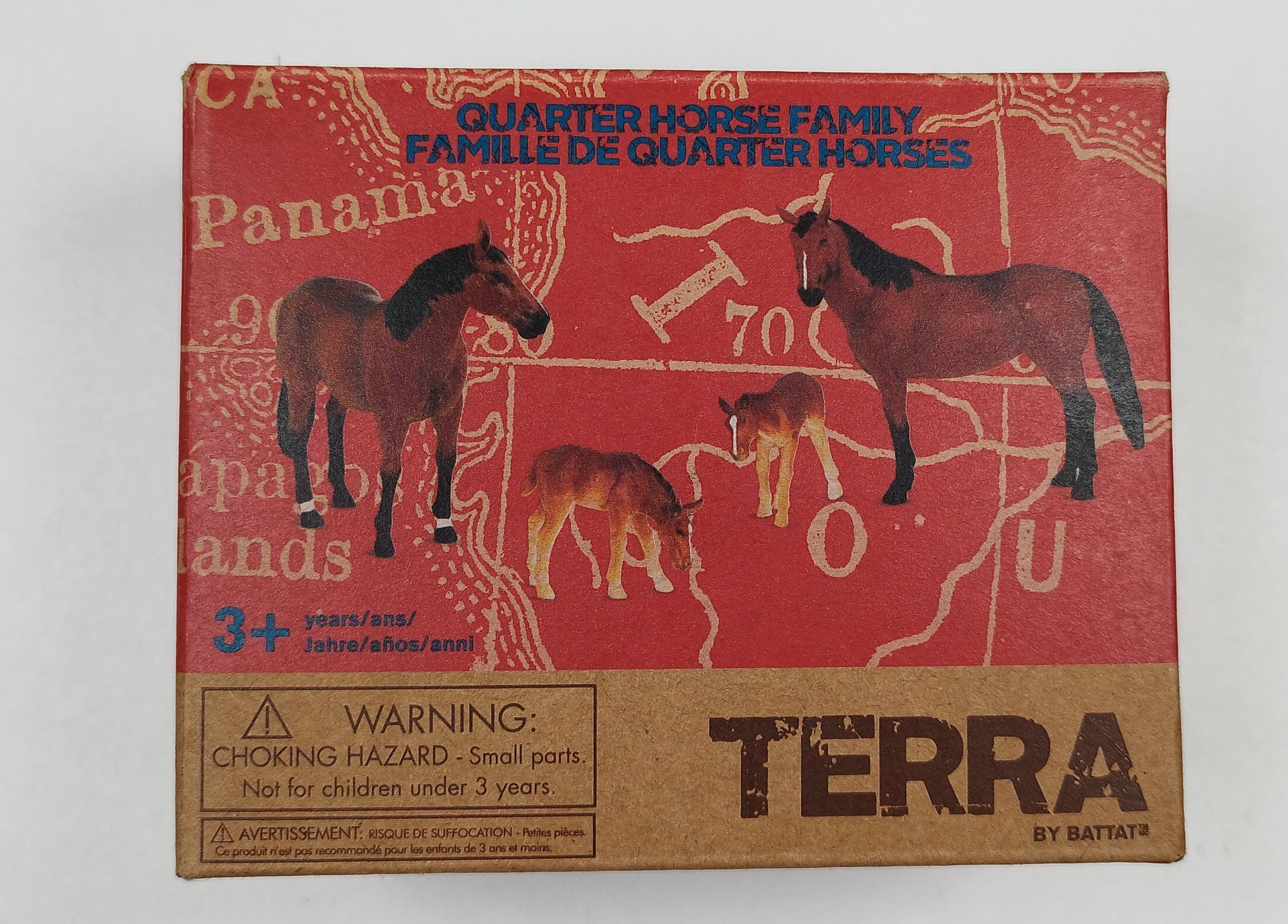 Terra By Battat - 4 Szt. Figurek Koni Dla Dzieci 3+