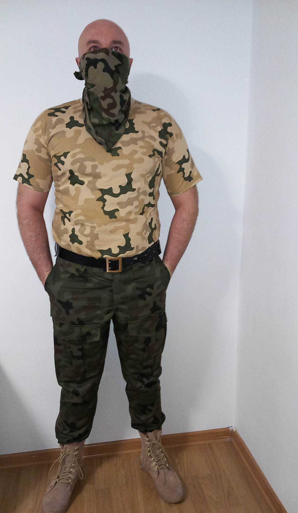 Spodnie wojskowe kam. leśna pantera r. XS