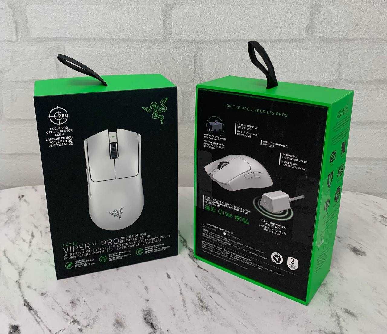 Миша бездротова Razer Viper V3 PRO Wireless White