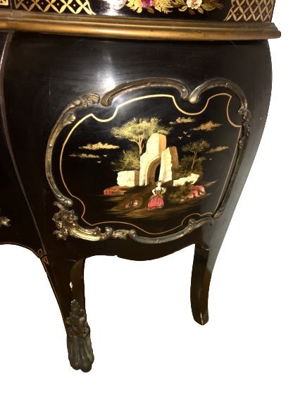 Vitrine, cristaleira chinesa oriental antiga