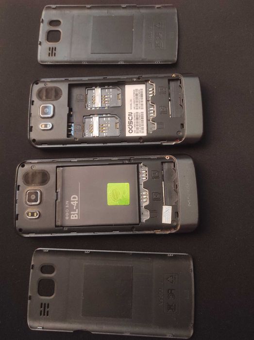 Телефони на 4 сим 2шт, Nokia 2135 cdma 1шт, акумулятор BL-4D 1шт
