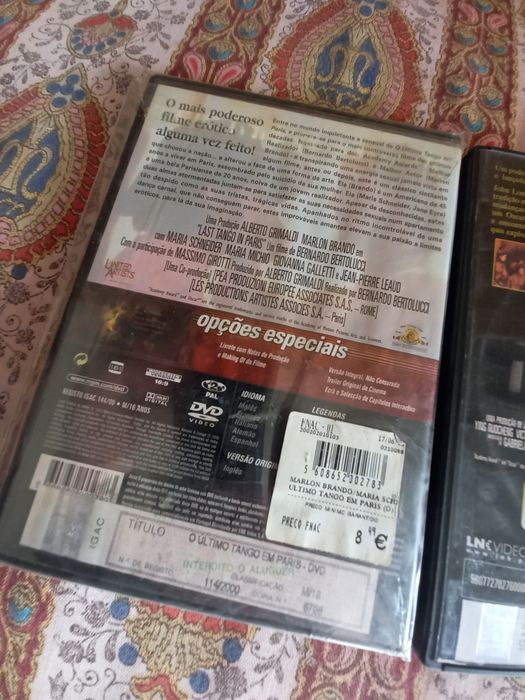 Dois dvds filmes de Bernardo Bertolluci