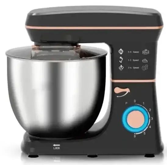 Міксер планетарний 12л тістоміс Domotec R6673 кухонний комбайн блендер