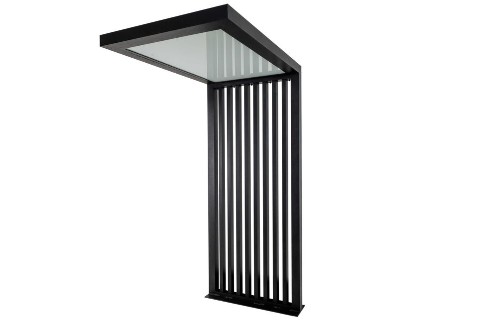 Zadaszenie furtki / drzwi - w nowoczesnym stylu. ALUMINIUM