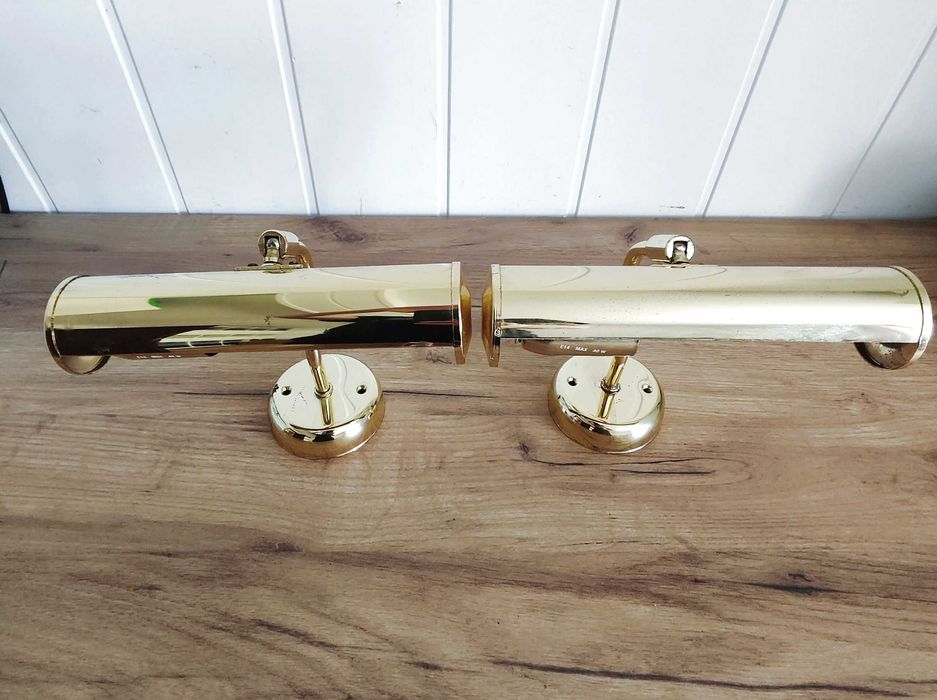 Dwa kinkiety, lampy ścienne