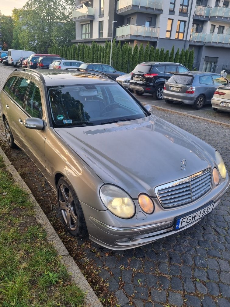 Mercedes E klasa zadbamy  uszkodzny