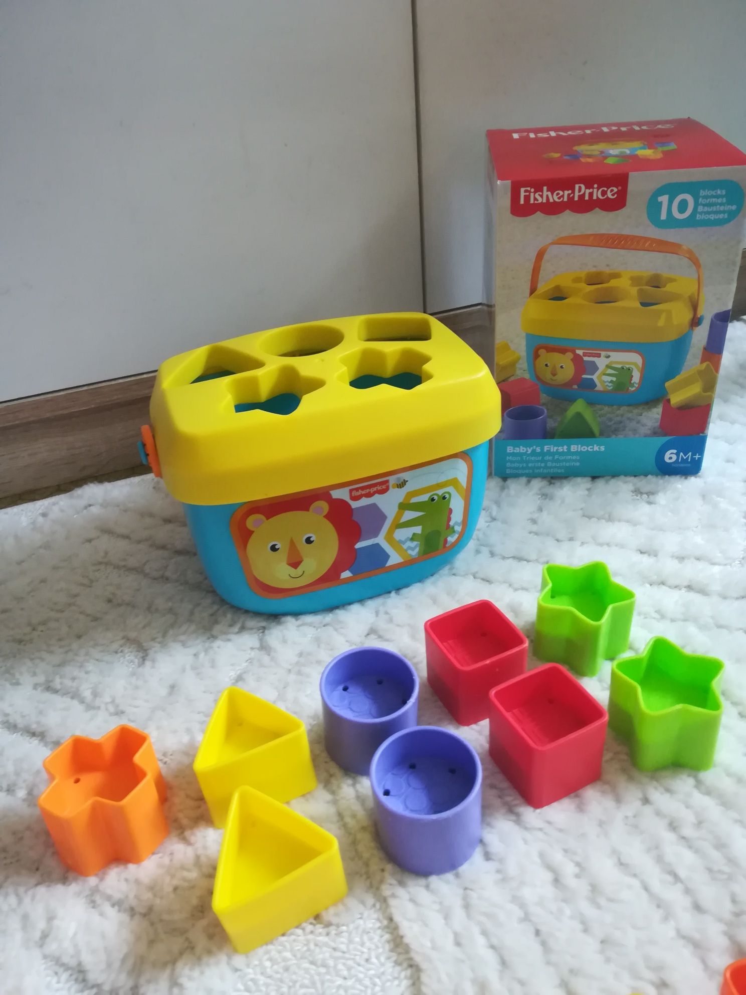 Sorter Fisher Price gratis klocki 6M +