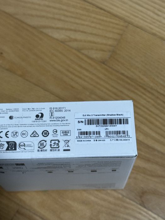 Передавач DJI Mic 2 Transmitter - Shadow Black/White Запакований