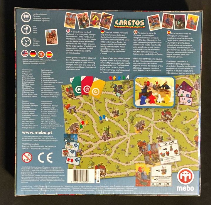 JOGO de Tabuleiro SELADO Carcassonne Caretos Castle Catan Monopoly