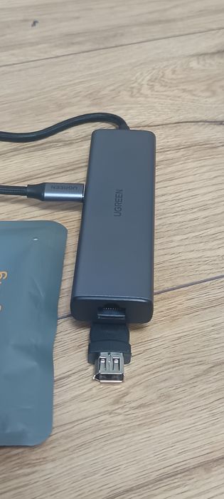 wielofunkcyjny hub USB-C Ugreen CM512. 6w1  adapter