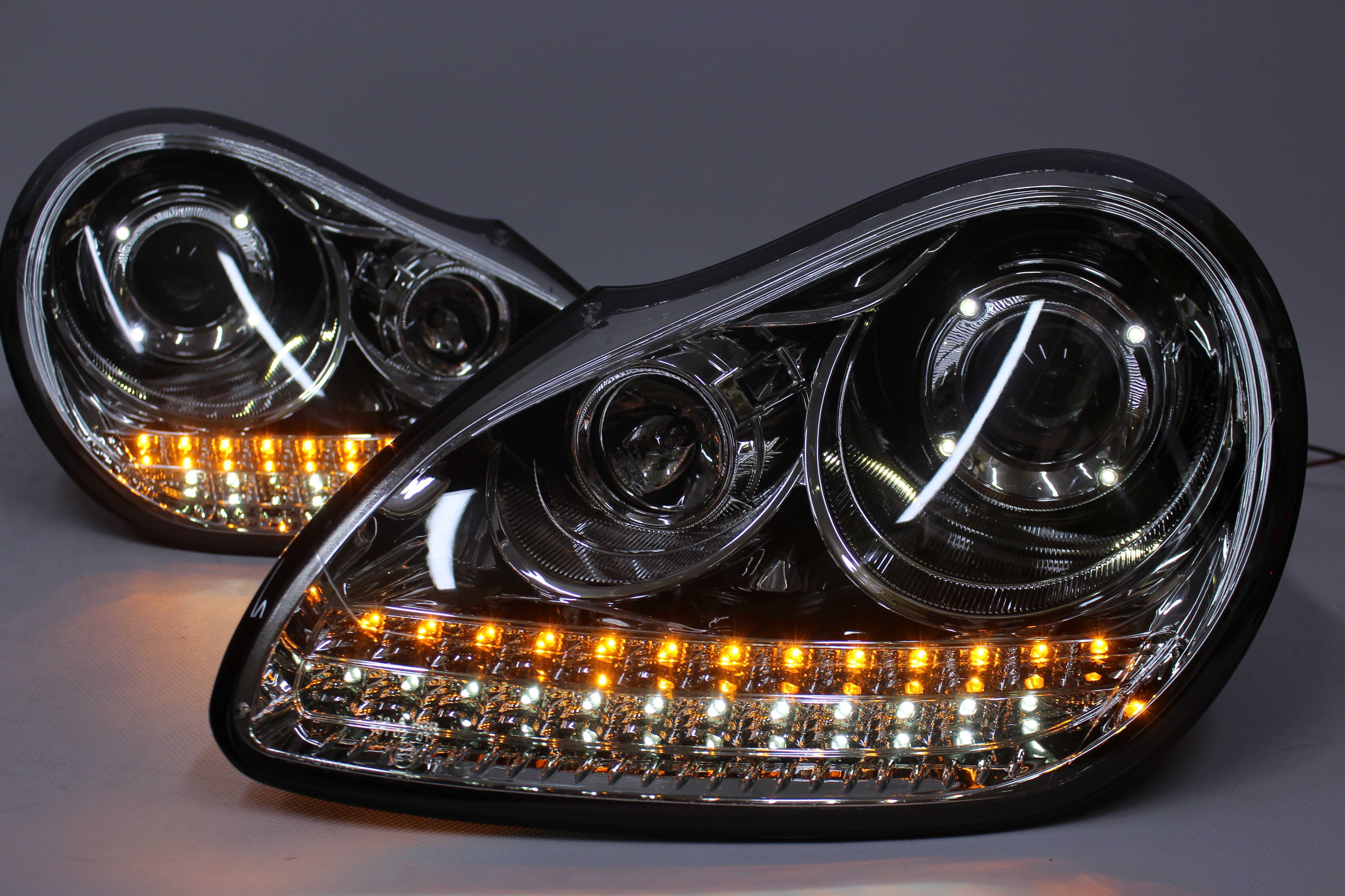 Lampy przednie przód PORSCHE CAYENNE 02-07 XENON D1S LED IGŁA!