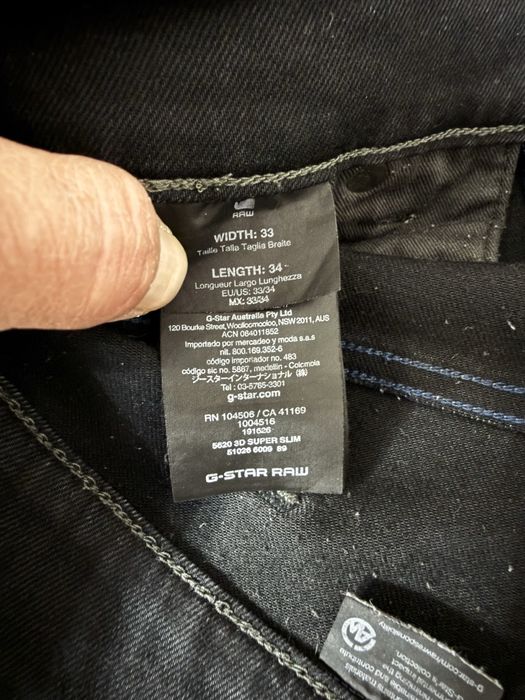 Джинсы G Star Raw (оригинал). Очень плотный 32-33 (50)