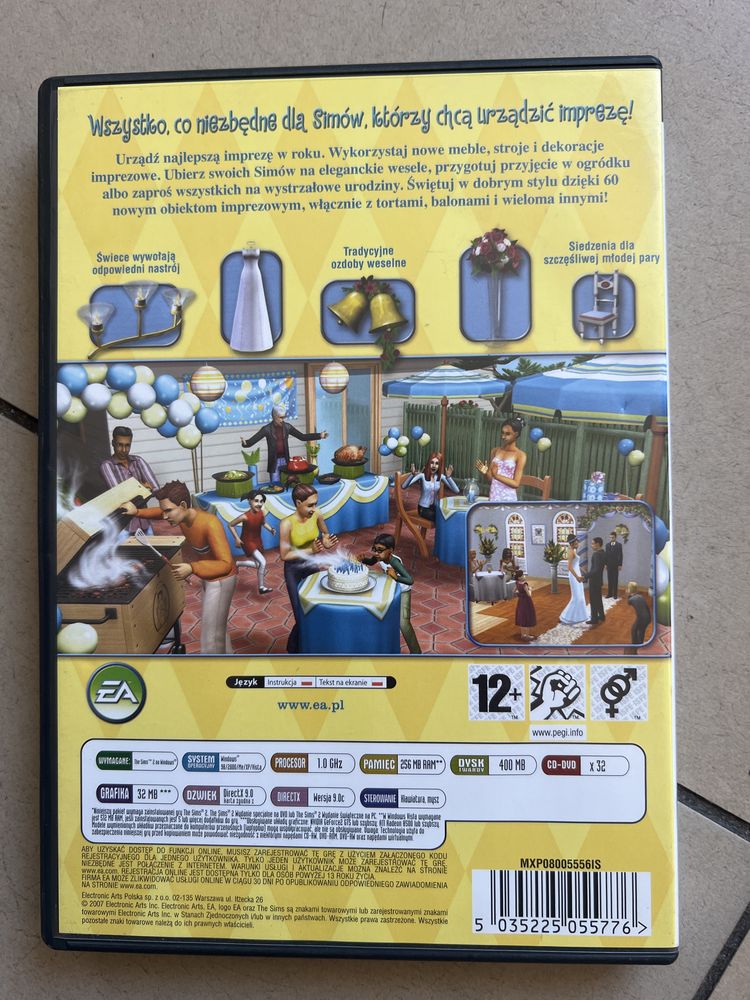 Pc Cd-rom Sims 2 Akcesoria
