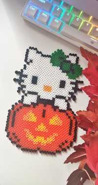 Handmade podkładka pod kubek Hello Kitty Halloween pumpkin Sanrio
