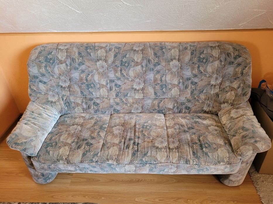 Sofy, zestaw 3 mebli wypoczynkowych