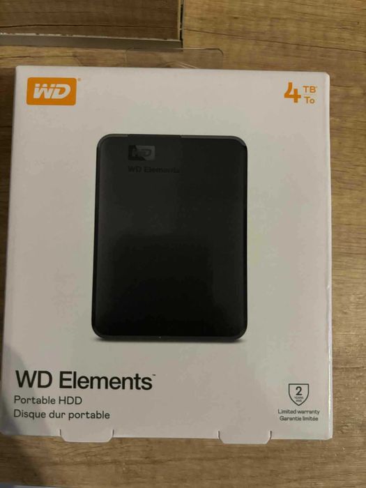 Dysk WD Elements 4TB HDD Czarny