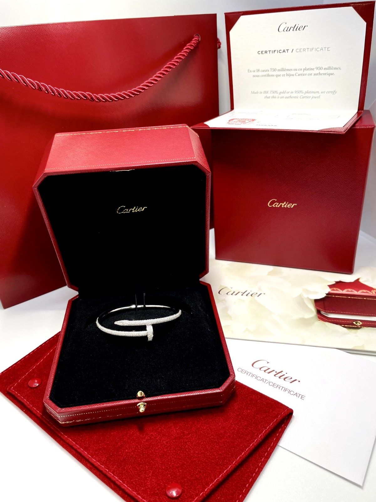 Золотой Браслет Cartier Just un Clou