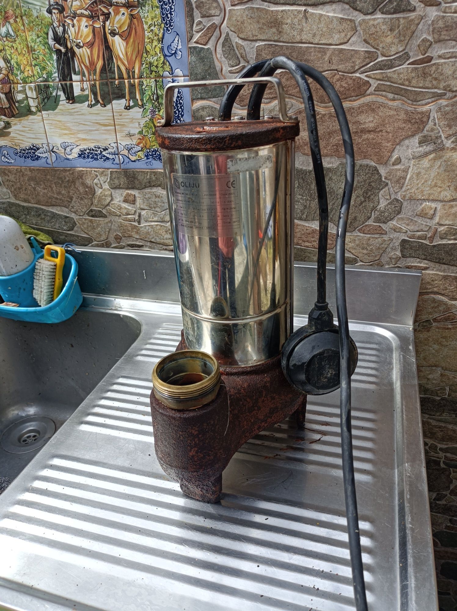 Bomba para águas sujas inox