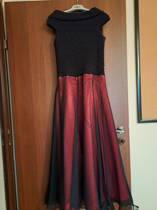 Suknia wieczorowa długa/sesja przebranie lata 80/90 S/M