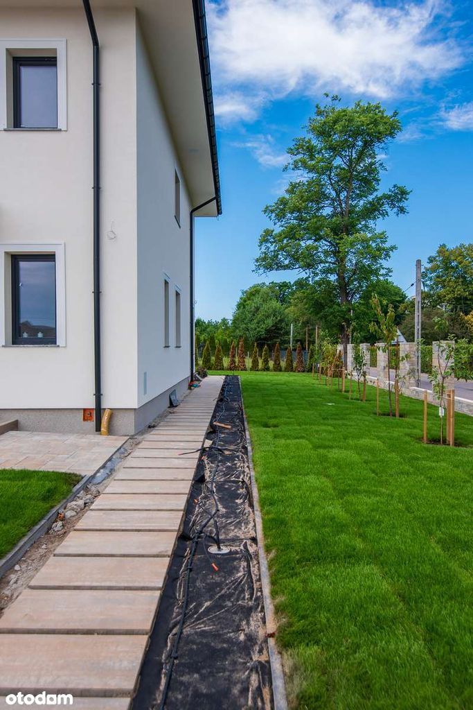 Nowy dom bliźniak 138 m²,działka 500 m²–Wola Mrokowska,wysoki standard