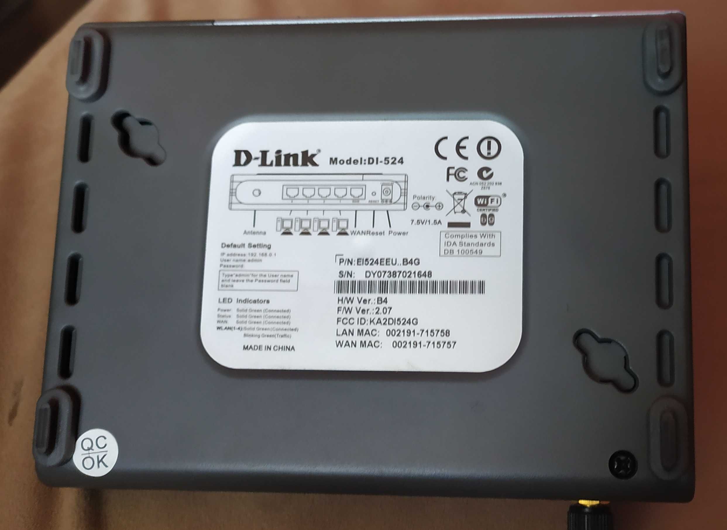 Router D-Link DI-524
