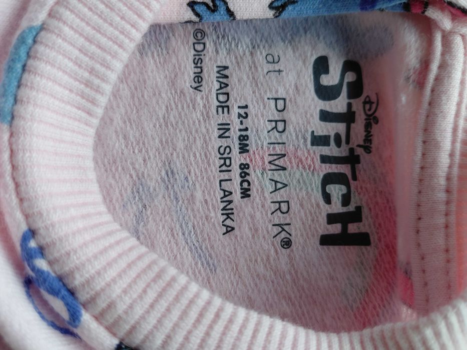 Vestido de menina do Stitch da Disney (12 - 18 meses)