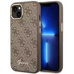 Etui Guess 4g Vintage Gold Logo na iPhone 14 - brązowe