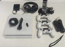 Sony PlayStation 4 Slim 500GB + 2TB + 2 контроллера Move
