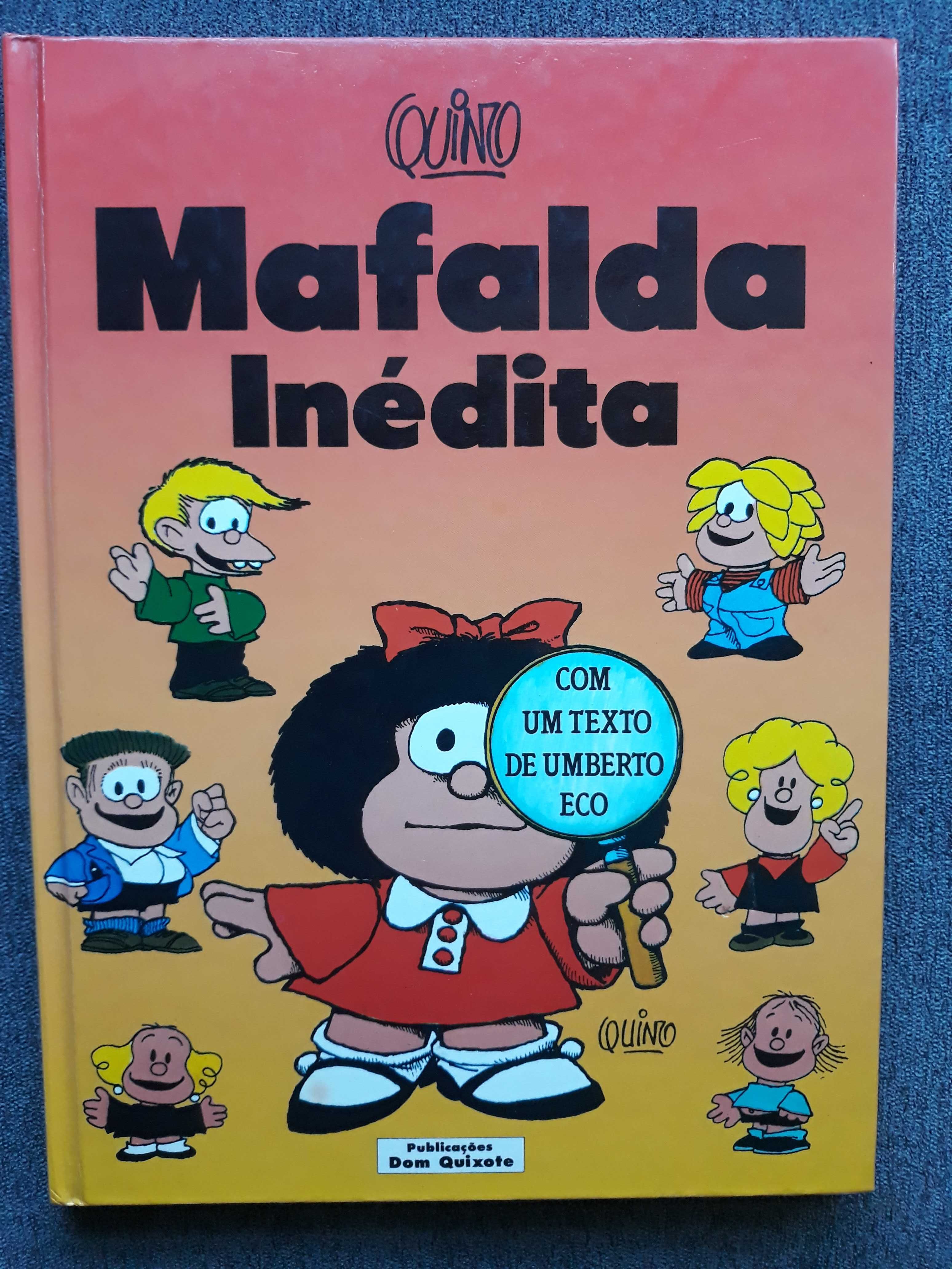 Livro Quino - Mafalda Inédita das Publicações D. Quixote 1990