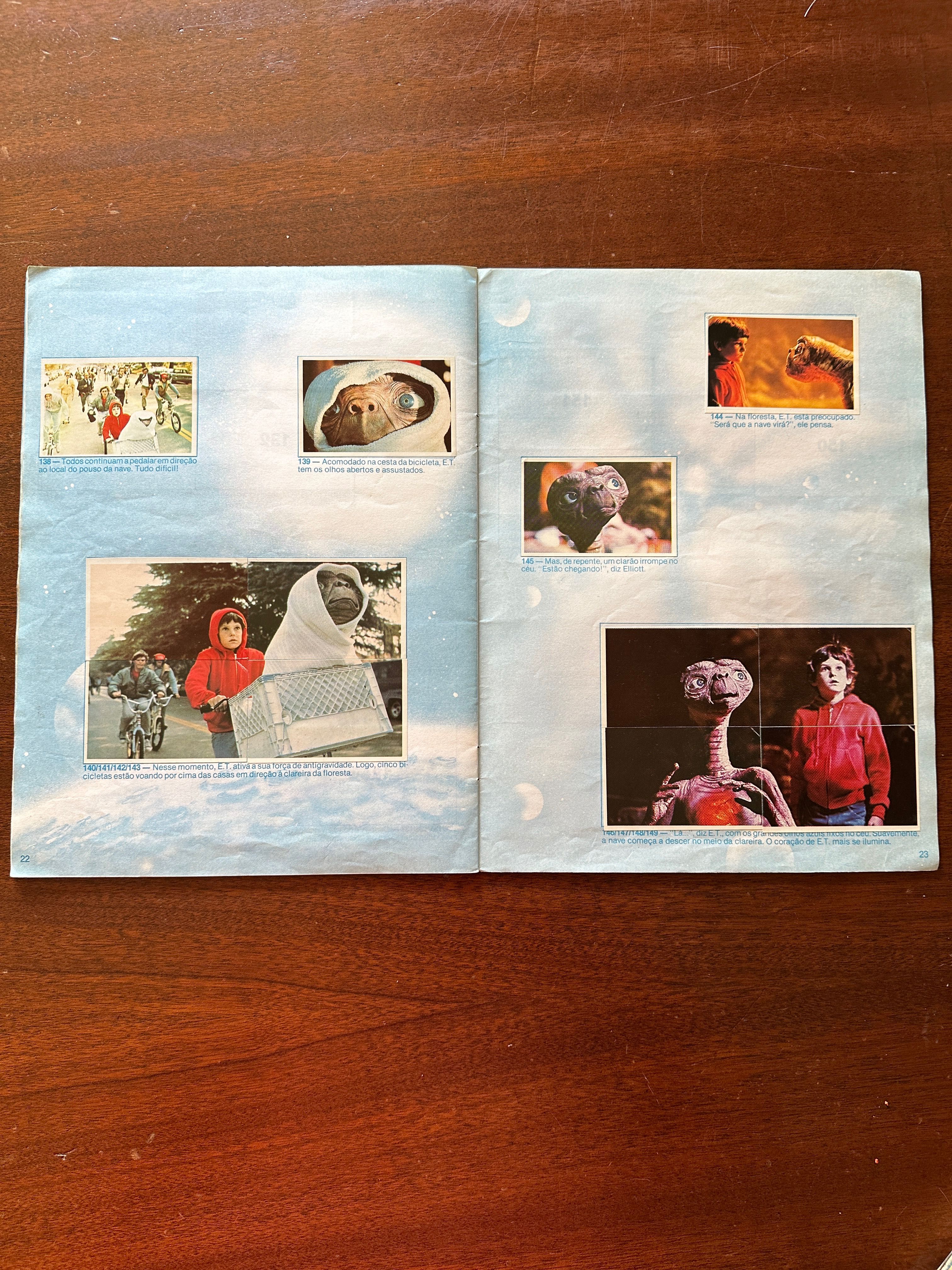 Caderneta de cromos E.T - Extraterrestre COMPLETA