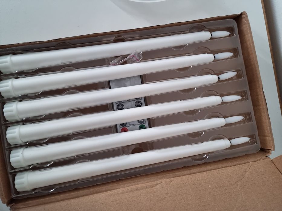 Świece led na pilot. Zestaw 6szt