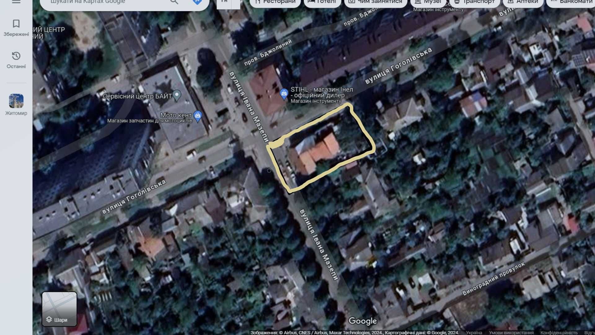 Продам земельну ділянку на перехресті Гоголівська - Івана Мазепи