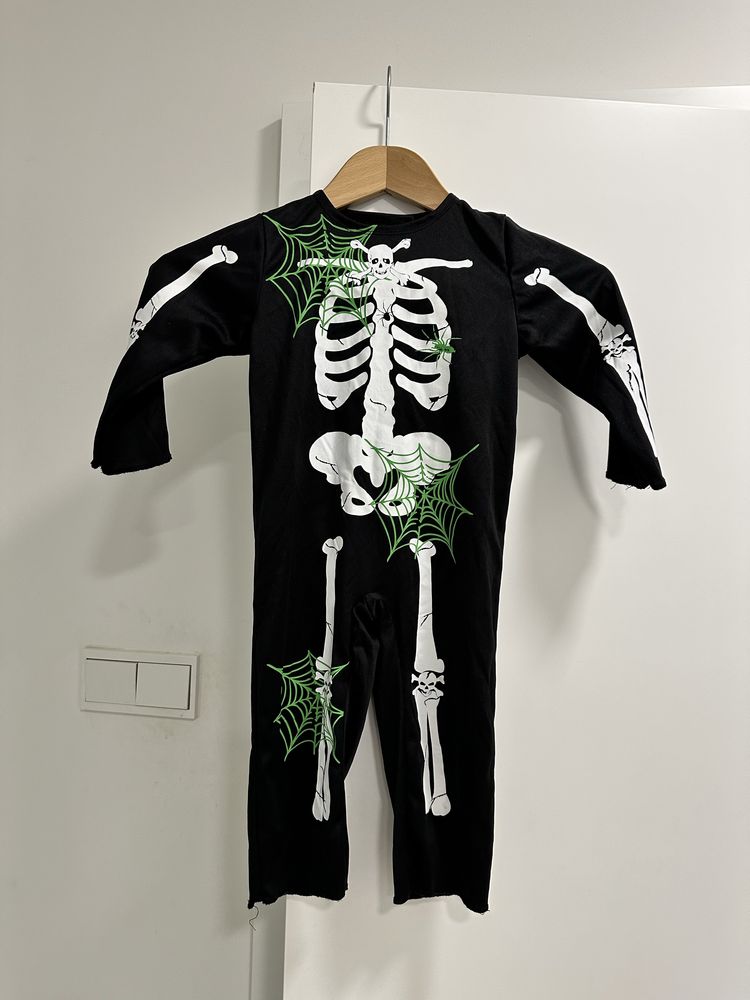 Strój przebranie karnawałowe Halloween kościotrup