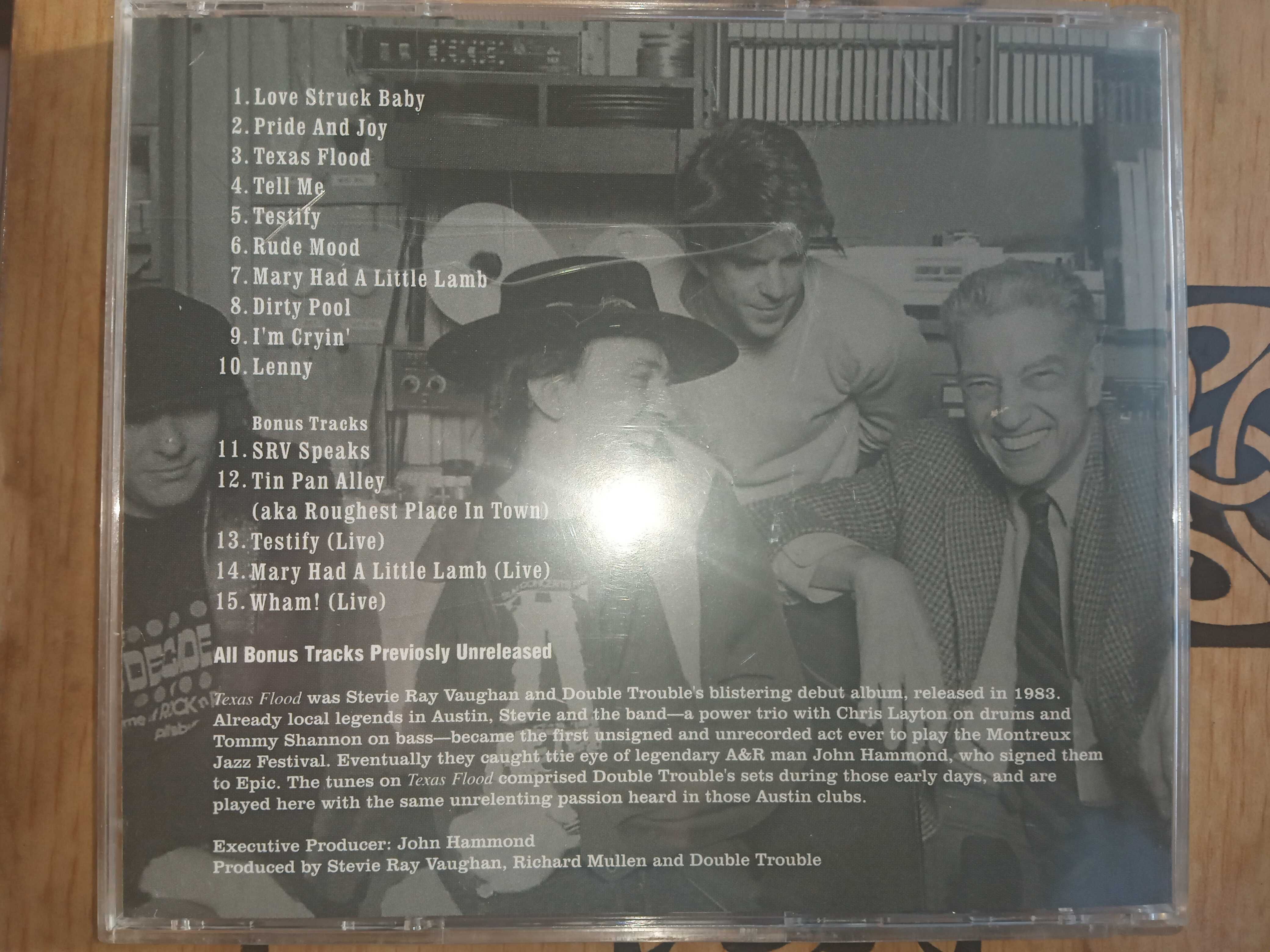 Stevie Ray Vaughan & Double Trouble – Texas Flood CD,