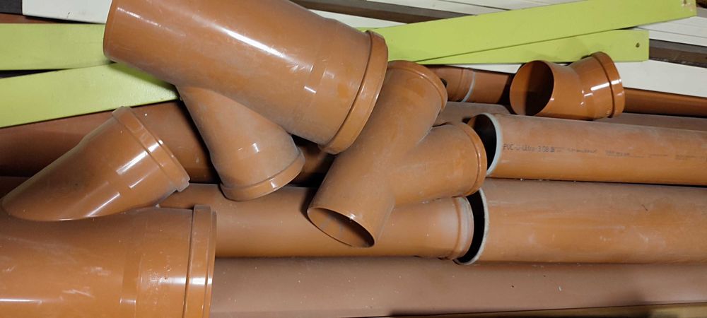 rura 160  110, kolano 160 110, trójnik 110 160, redukcja 160 Komplet