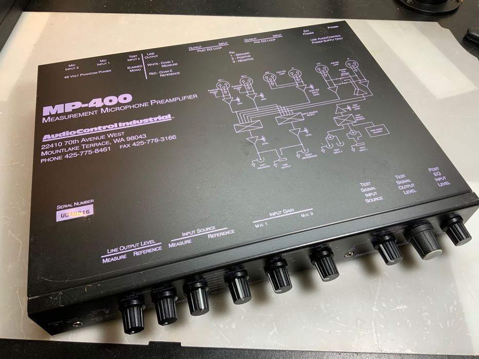 Предусилитель для акустических измерений AudioControl MP-400