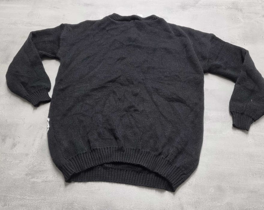 Sweter L 40 na święta świąteczny zimowy czarny damski