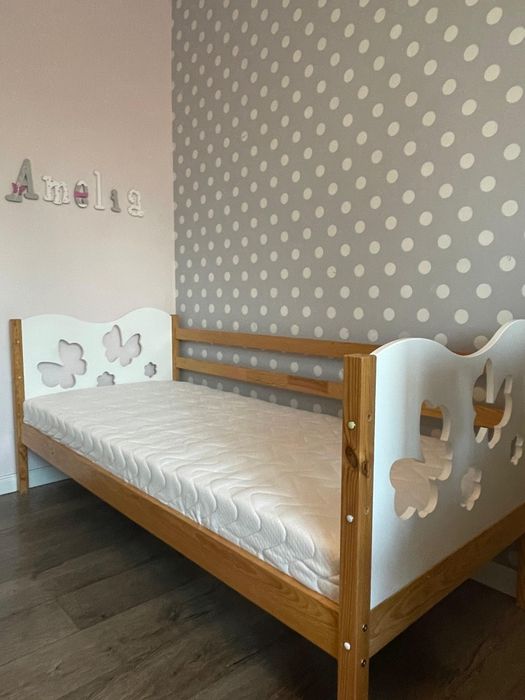 Łóżko piętrowe z możliwością rozłożenia na dwa pojedyncze + materace +