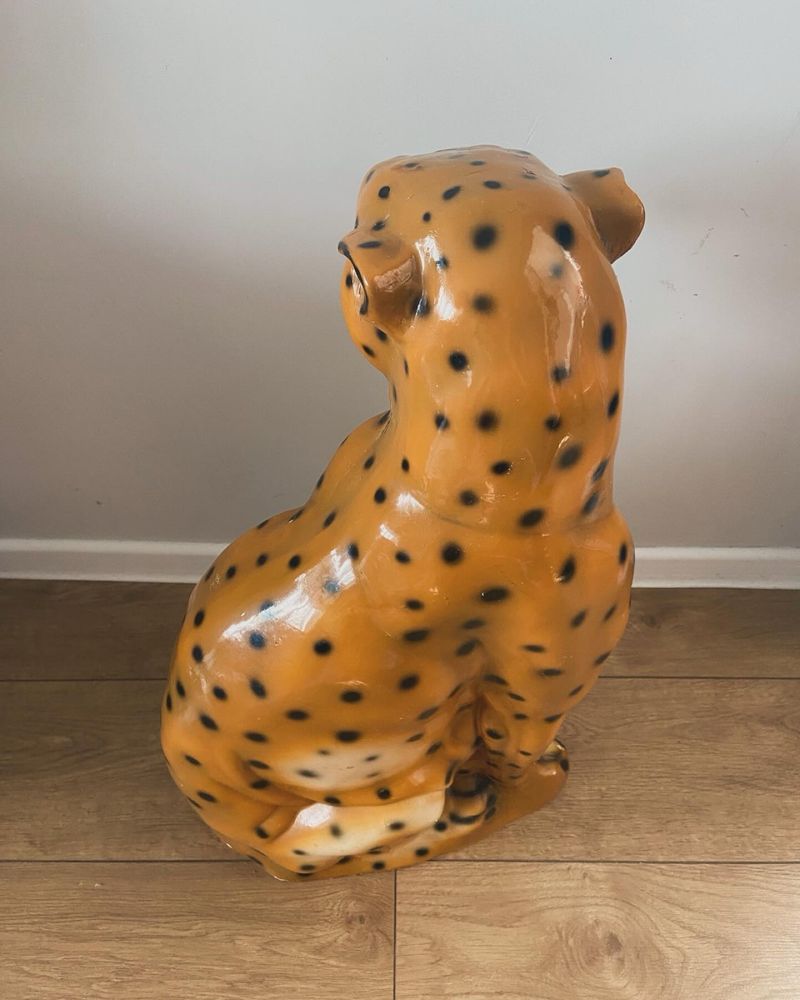 Duża figura tygrysa 60 cm Włochy lata 70