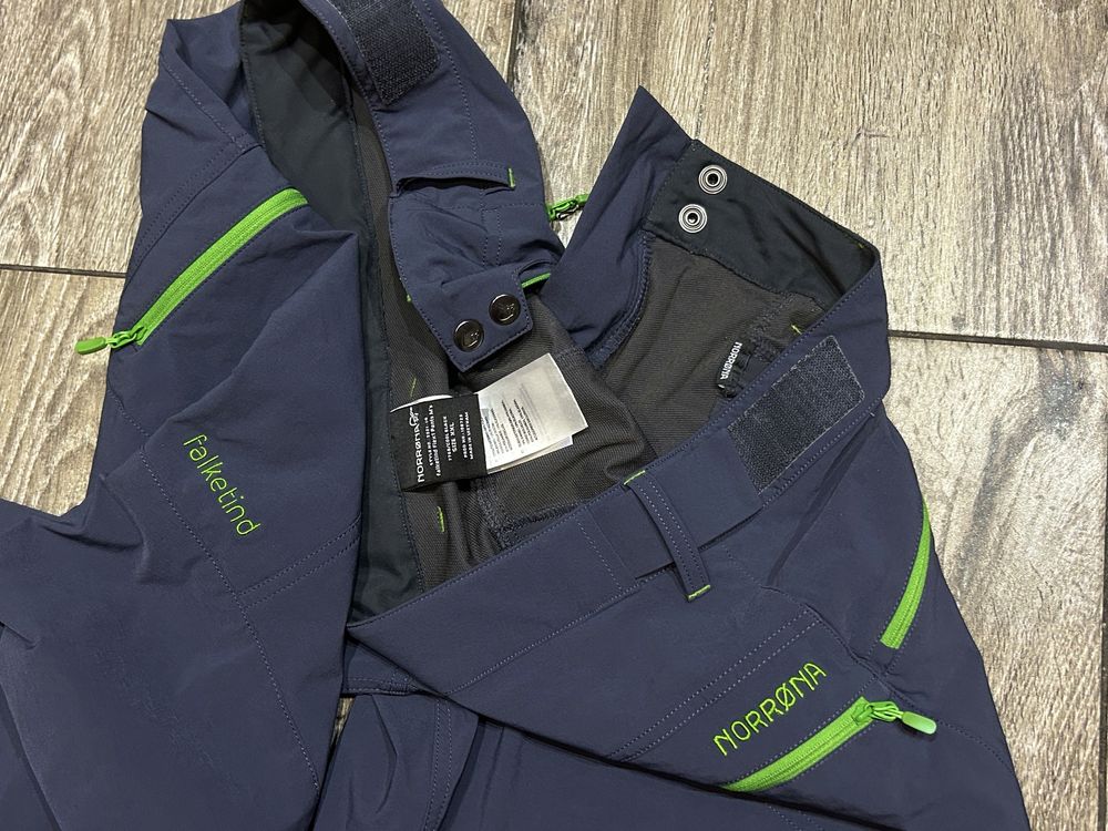 Męskie spodnie trekkingowe typu Softshell NORRONA Falketind Flex1 XXL