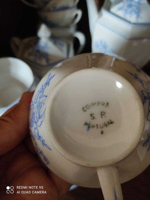 Serviço chá porcelana SP Coimbra