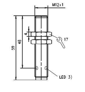 Датчик положення індуктивний PEPPERL + FUCHS - 3RG4012-3AF01-PF NC,PNP